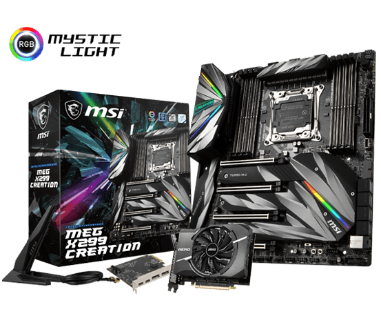 meg-x299-creation-motherboard-for-video-editing