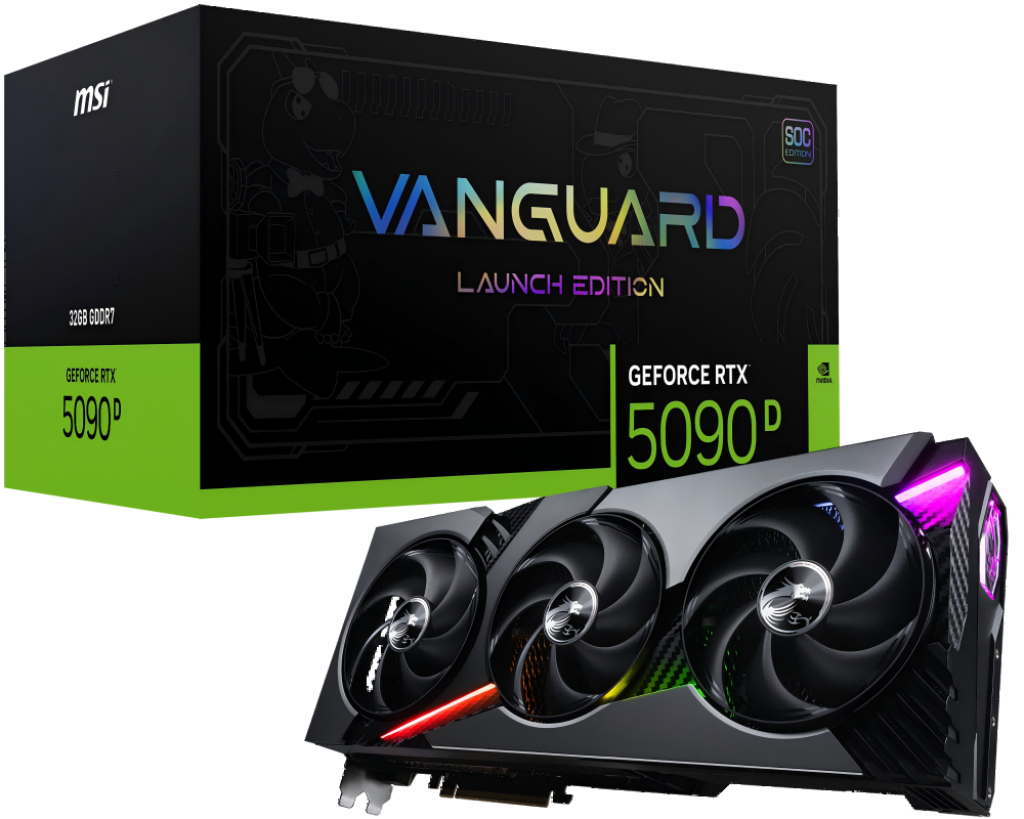龍 微星GeForce RTX™ 5090 D 32G VANGUARD SOC LAUNCH EDITION神龙首发限定版