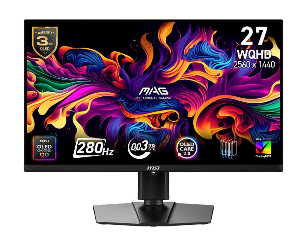 MAG 271QP QD-OLED X28 | 27 Inch Gaming Monitor | MSI Global