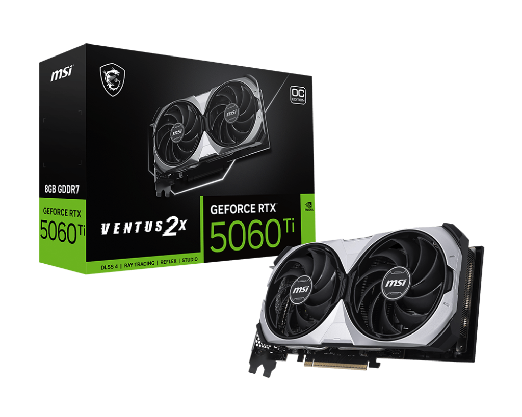 MSI GeForce RTX™ 5060 Ti 8G VENTUS 2X OC CLASSIC